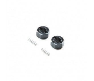 Ricambi per auto RC - LOSI - Set di esagoni, asse posteriore, alluminio: Mini-T 2.0 - FLASH RC