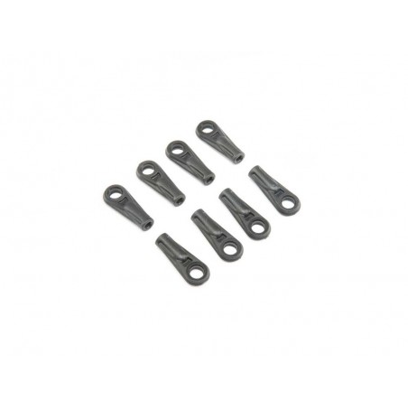 RC Car Parts - LOSI - 4mm Rod Ends for Adjustable Links (8): BR & RR - FLASH RC