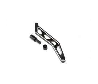 Spare parts for RC cars - LOSI - MTXL - Chassis reinforcement, rear, black, aluminium - FLASH RC