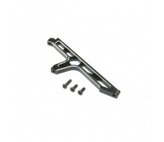 LOSI - Chassis Brace, Front, Aluminum, Black: DBXL-E 2.0 - FLASH RC