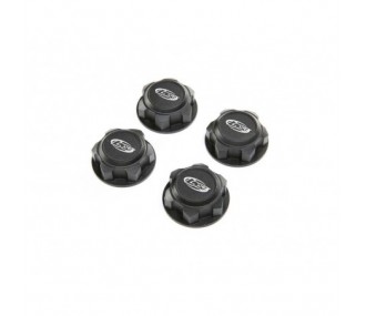 Spare parts for RC cars - LOSI - Wheel Nut, Captured, Black (4): DBXL-E 2.0 - FLASH RC