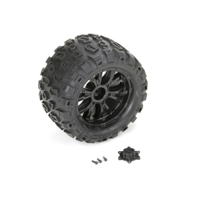 Ricambi per auto RC - LOSI - TEN MT - Pneumatici e cerchi montati (2) - FLASH RC