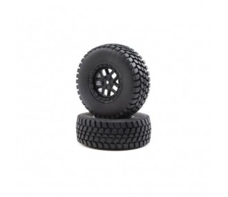 LOSI - Alpine Wheel and Tire Mounted (2): BR - FLASH RC