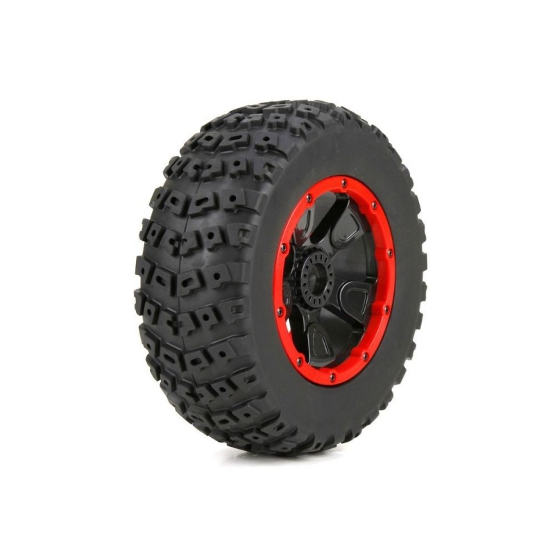 Ricambi per auto RC - LOSI - 1/5 4WD - Pneumatico montato su cerchio (l e r ) Coppia - FLASH RC