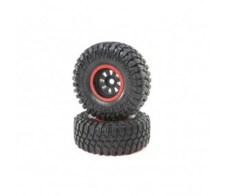 LOSI - MaxxisCreepyCrawlerLT,Black,Mntd(2): SuperRockRey - FLASH RC