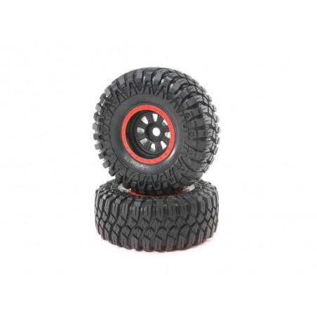 LOSI - MaxxisCreepyCrawlerLT,Black,Mntd(2): SuperRockRey - FLASH RC