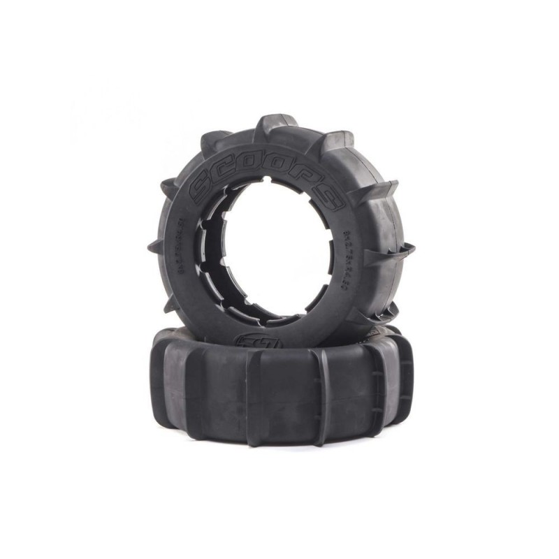 Ricambi per auto RC - LOSI - Scoops Paddle Tire (2): DBXL-E 2.0 - FLASH RC