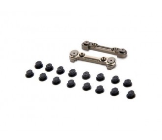 LOSI - Support d Axes avant réglable avec mousses: 8B/8T - FLASH RC