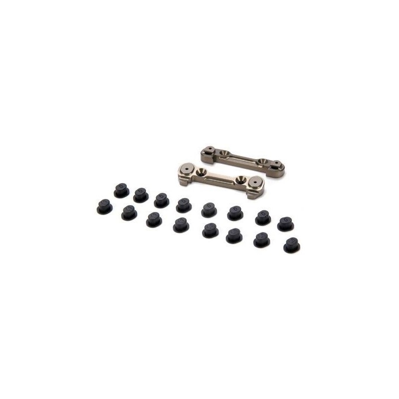 LOSI - Support d Axes avant réglable avec mousses: 8B/8T - FLASH RC