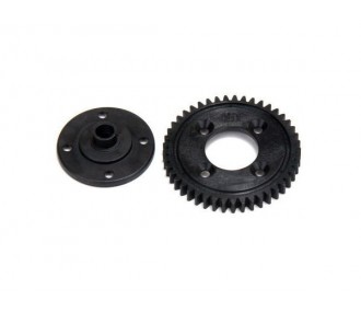 Spare parts for RC cars - LOSI - 45T Central crown, Plastic: 8E 2.0 - FLASH RC
