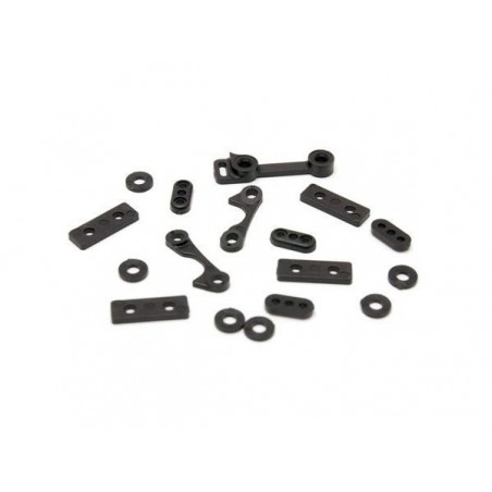 Spare parts for RC cars - LOSI - Chassis spacer/plug Set: 8B 2.0 - FLASH RC