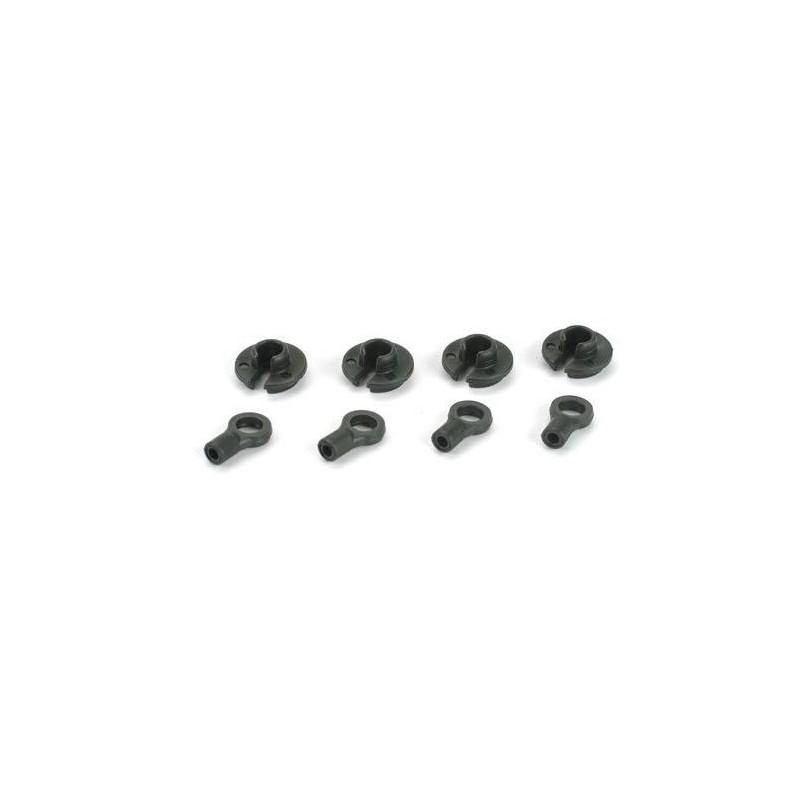 Ricambi per auto RC - LOSI - Coppe ammortizzatori e snodi sferici (4) - FLASH RC