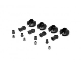LOSI - 15mm Amortisseur Rotules, coupelles, bagues: 8B 2.0 - FLASH RC