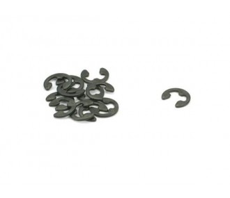 Piezas coche RC - LOSI - E-Clips, 4mm (12) - FLASH RC