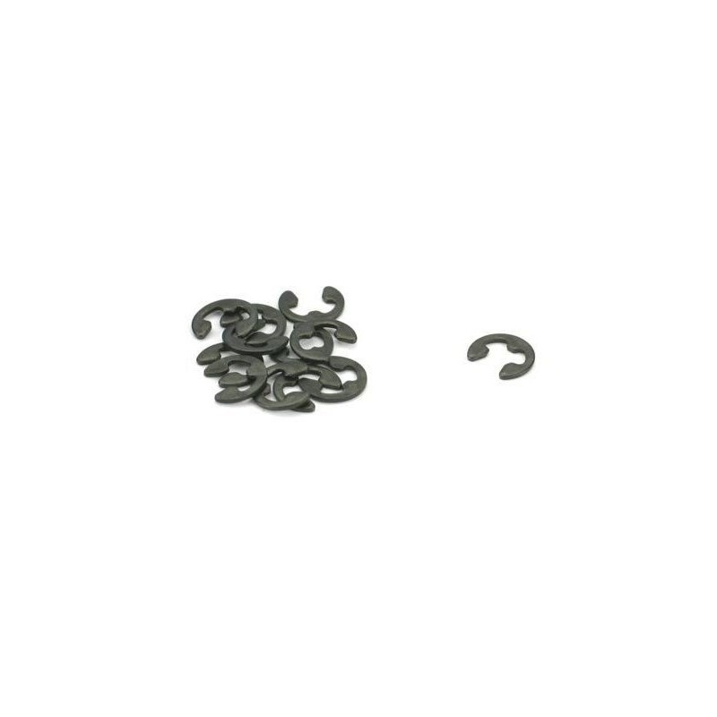 LOSI - E-Clips, 4mm (12) - FLASH RC