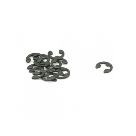 LOSI - E-Clips, 4mm (12) - FLASH RC