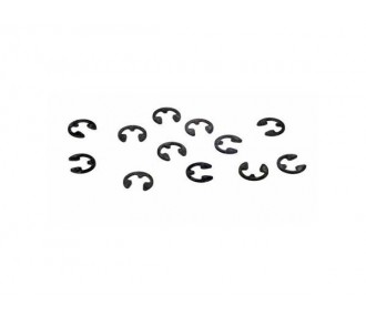 LOSI - E-Clips, 5mm (12) - FLASH RC