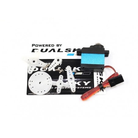 Servo numérique micro Dualsky DS65MG (13g, 1.5kg/cm, 0.10s/60°) - FLASH RC