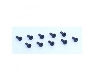 Spare parts for RC cars - LOSI - 4-40 x 3/8 Flat head screw - FLASH RC