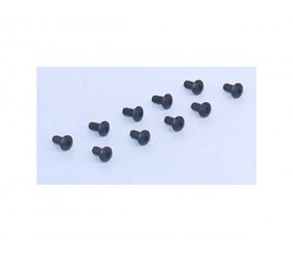 Spare parts for RC cars - LOSI - Convex head screw, 4-40x1/4 - FLASH RC