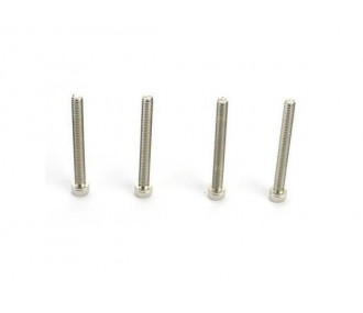 RC car parts - LOSI - 5-40 x 1.25 Chc(4) screws - FLASH RC