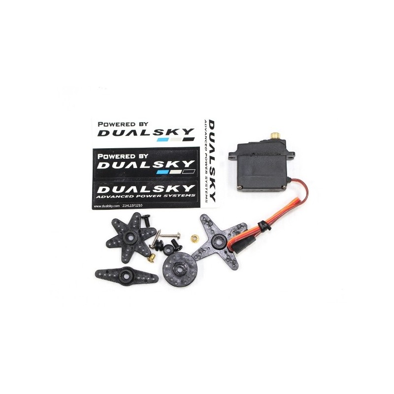 Servo analogique mini Dualsky AS82MG (13g, 1.5kg/cm, 0.10s/60°) - FLASH RC