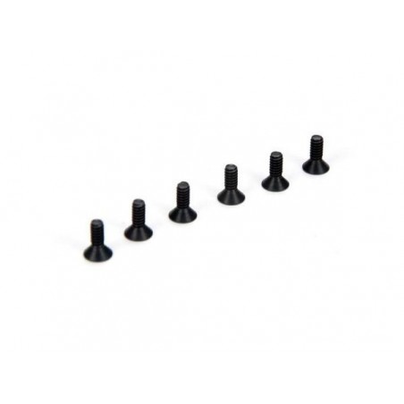 Piezas de repuesto para coches RC - LOSI - 4-40 x 5/16 Tornillos de cabeza de botón (6) - FLASH RC
