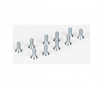 Spare parts for RC cars - LOSI - 5-40 x 3/8 Flat head screws (10) - FLASH RC