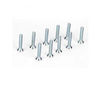 LOSI - 5-40 x 3/4 FH Vis (10) - FLASH RC