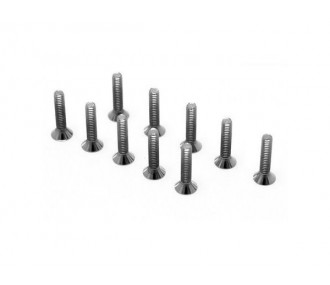 Recambios para coches RC - LOSI - Tornillos cabeza plana 5-40 X 5/8 (10) - FLASH RC