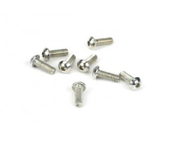 RC car parts - LOSI - 5-40 x 3/8 BH Screws (8) - FLASH RC