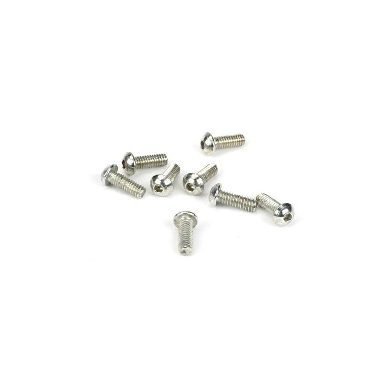 RC car parts - LOSI - 5-40 x 3/8 BH Screws (8) - FLASH RC