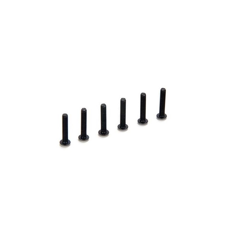 LOSI - 4-40 x 5/8 Vis tête plate (6) - FLASH RC