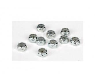 Piezas de repuesto para coches RC - LOSI - 8-32 acero Nylstop (10) - FLASH RC