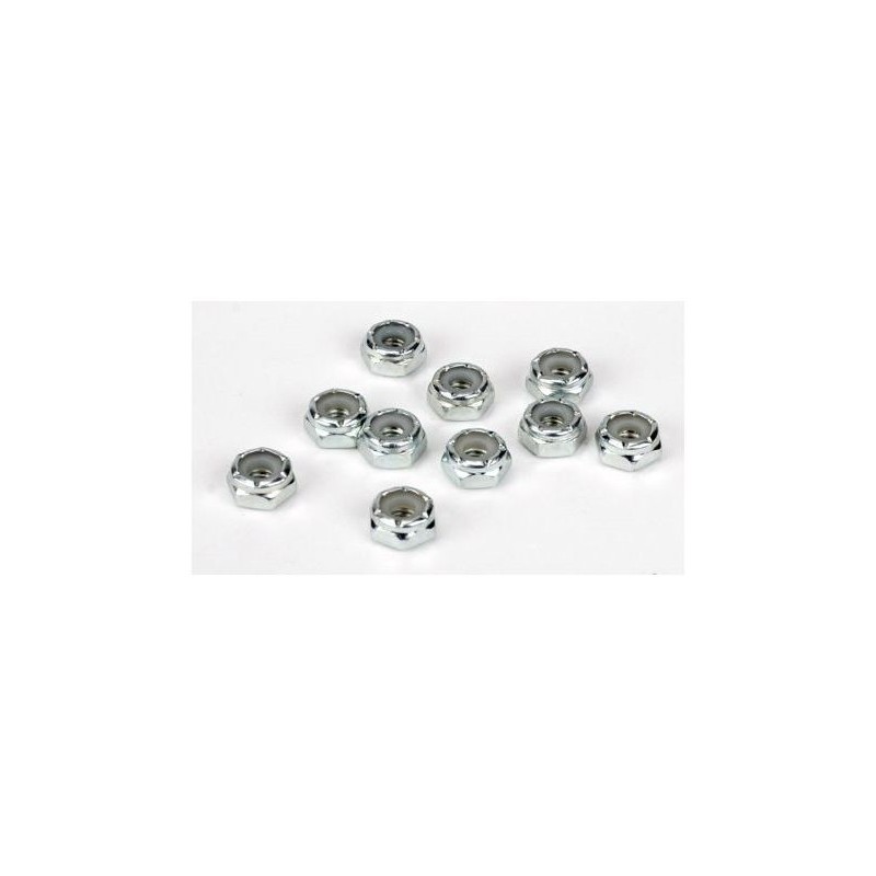 Piezas de repuesto para coches RC - LOSI - 8-32 acero Nylstop (10) - FLASH RC
