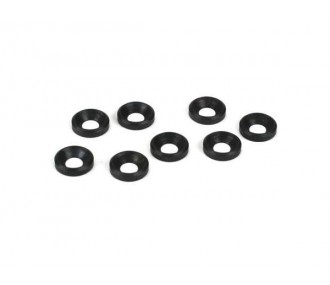 Spare parts for RC cars - LOSI - #8 Flat washers (8) - FLASH RC
