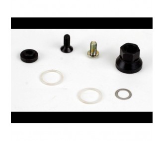 LOSI - Ecrou de cloche & viss., 4 masselottes: 8B, 8T - FLASH RC