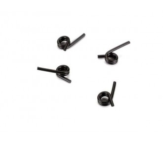 RC car parts - LOSI - Clutch springs, black(4): 8B, 8T - FLASH RC