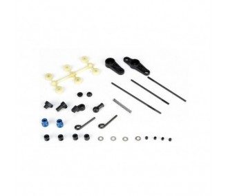 Spare parts for RC cars - LOSI - Throttle/brake Link Set: 8B 2.0 - FLASH RC