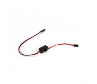 Spare parts for RC cars - LOSI - On/Off switch, cables diam 0,8mm, gold plated contacts - FLASH RC