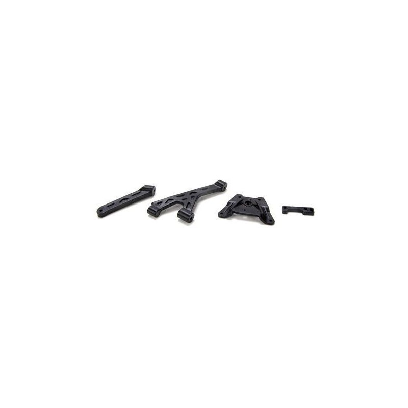 Ricambi per auto RC - LOSI - Ten-T - Rinforzi e distanziali per il telaio (3) - FLASH RC