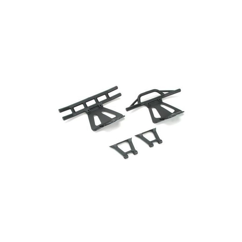 LOSI - LST/LST2/AFT/MUG/MGB -Pare chocs av./arr. & entretoises - FLASH RC