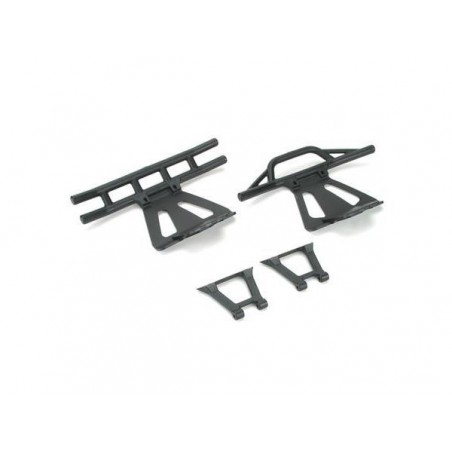 LOSI - LST/LST2/AFT/MUG/MGB -Pare chocs av./arr. & entretoises - FLASH RC
