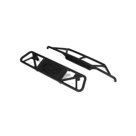 Piezas de coches RC - LOSI - 5ive-T - Juego de parachoques delantero y trasero - FLASH RC