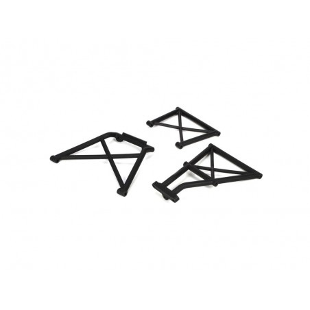 Ersatzteile RC-Cars - LOSI - 5ive-T -Set Stoßstangenverstärkung vorne (3) - FLASH RC