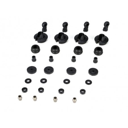 LOSI - 5ive-T -Pièces plastique et rotules d amortisseurs (4) - FLASH RC