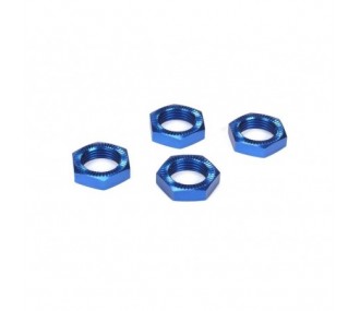 LOSI - 5ive-T -Ecrou de roues anodisés bleu (4) - FLASH RC