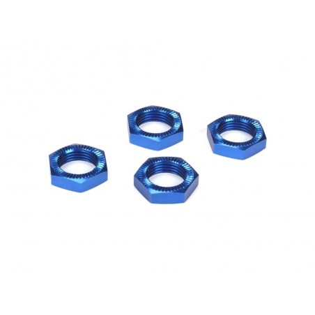 Recambios para coches RC - LOSI - 5ive-T - Tuercas de rueda anodizadas azules (4) - FLASH RC