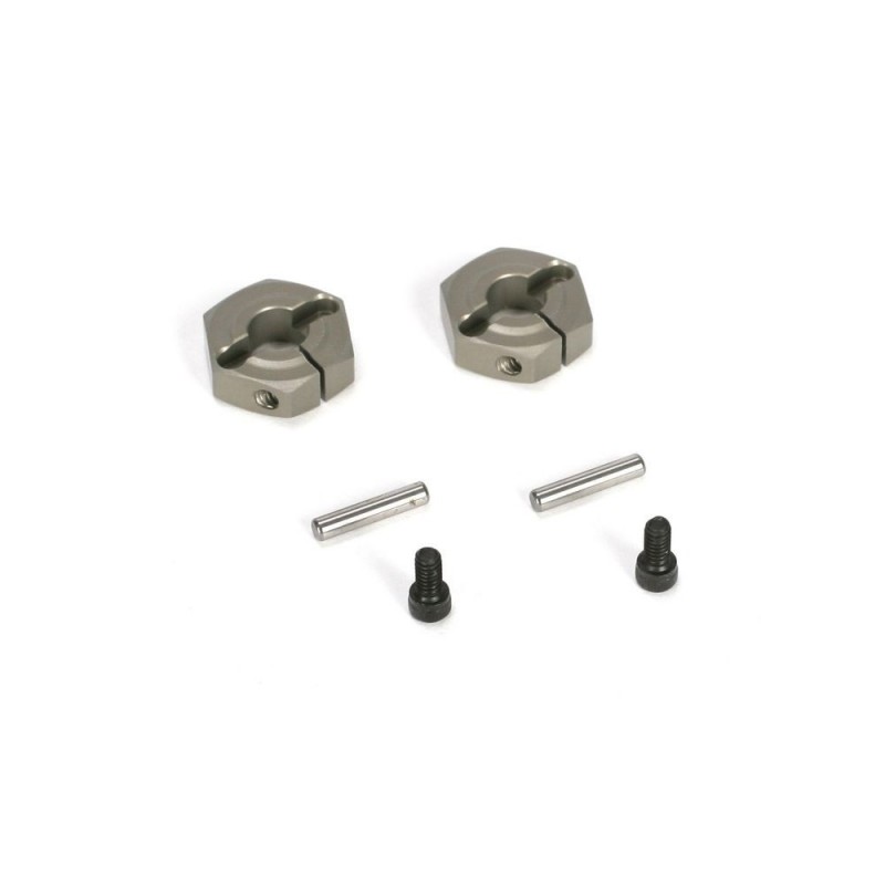 LOSI - TEN-SCTE -Hexagones de roues en aluminium (2) - FLASH RC