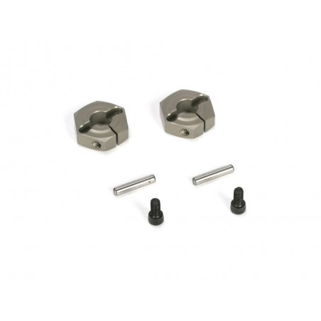 Ersatzteile RC-Fahrzeuge - LOSI - TEN-SCTE -Hexenräder aus Aluminium (2) - FLASH RC